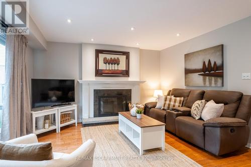 2083 Edgebank Court, Burlington, ON - Indoor Photo Showing Living Room With Fireplace