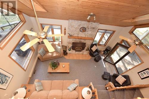 17 Dominion Park Dr, Thessalon, ON - Indoor Photo Showing Living Room With Fireplace