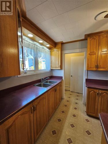 127 Brookfield Avenue, Corner Brook, NL - Indoor Photo Showing Kitchen With Double Sink