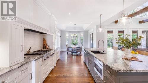 132 Marshall Heights Road, West Grey, ON - Indoor Photo Showing Kitchen With Double Sink With Upgraded Kitchen