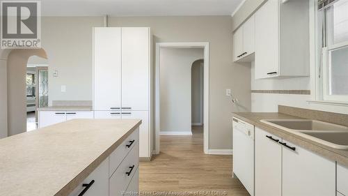 1640 Grand Marais Road East, Windsor, ON - Indoor Photo Showing Kitchen With Double Sink