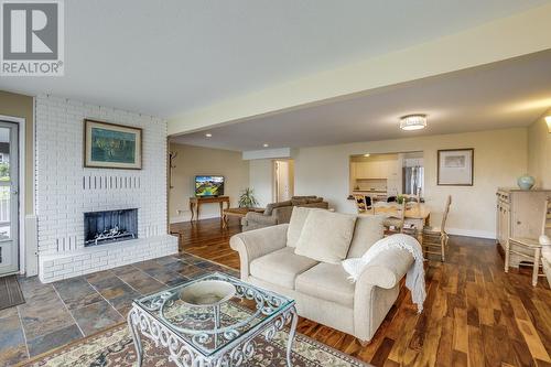 3137 Vector Drive, West Kelowna, BC - Indoor Photo Showing Living Room With Fireplace