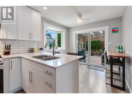 126 Coldron Court, Penticton, BC - Indoor Photo Showing Kitchen With Double Sink