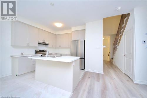 46 Povey Road, Fergus, ON - Indoor Photo Showing Kitchen With Double Sink