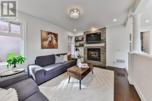 200 Lexington Road, Oakville, ON - Indoor Photo Showing Living Room With Fireplace