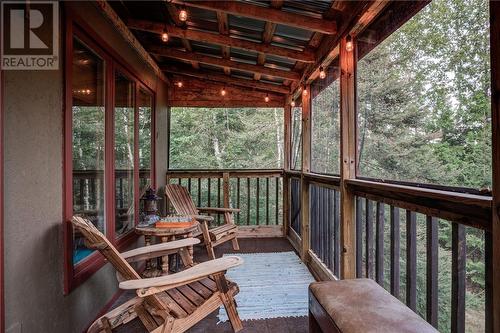 1207 Red Deer Lake Road, Sudbury, ON -  With Deck Patio Veranda With Exterior