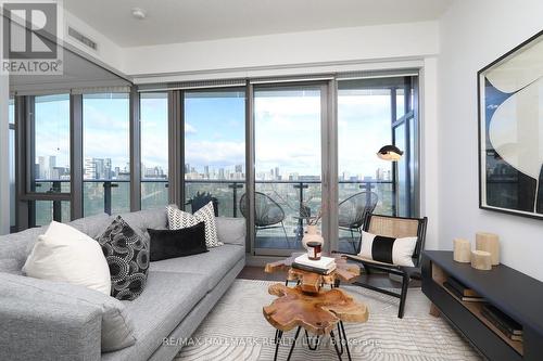 2603 - 390 Cherry Street, Toronto, ON - Indoor Photo Showing Living Room