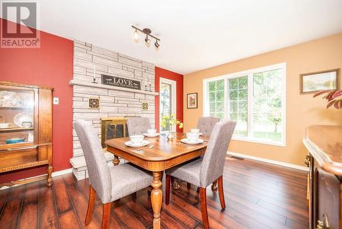 Dining room - 20118 17 Highway, Cobden, ON - Indoor Photo Showing Dining Room With Fireplace