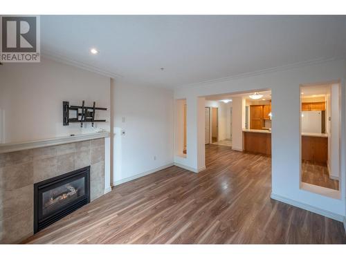 2125 Atkinson Street Unit# 603, Penticton, BC - Indoor Photo Showing Living Room With Fireplace