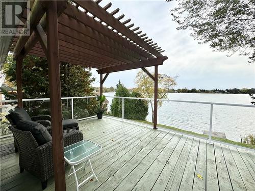 1225 Bancroft Drive, Greater Sudbury, ON - Outdoor With Body Of Water With Deck Patio Veranda