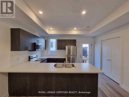 222 - 781 Clare Avenue, Welland, ON - Indoor Photo Showing Kitchen With Double Sink