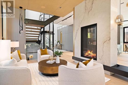 60 Alexandra Wood, Toronto, ON - Indoor With Fireplace