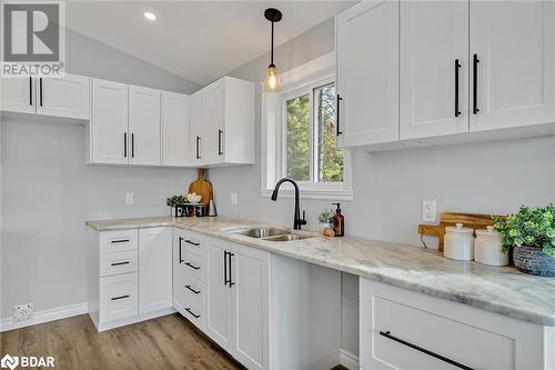 644 Skyline Road, Ennismore Township, ON - Indoor Photo Showing Kitchen With Double Sink