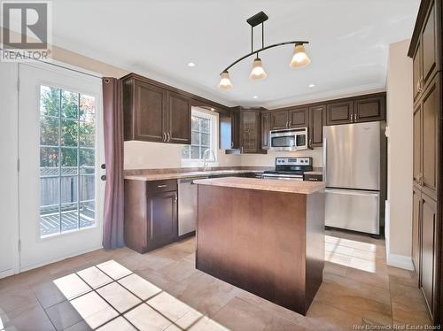 108 Clarendon Drive, Moncton, NB - Indoor Photo Showing Kitchen With Stainless Steel Kitchen