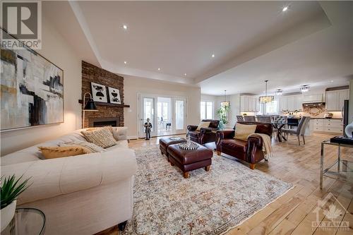 99 Muirfield Court, Pakenham, ON - Indoor Photo Showing Living Room With Fireplace