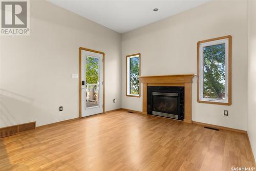 102 Macmurchy Avenue, Regina Beach, SK - Indoor Photo Showing Living Room With Fireplace