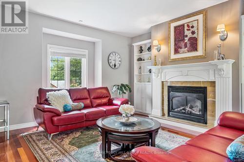 13 Bridle Trail, Springwater, ON - Indoor Photo Showing Living Room With Fireplace