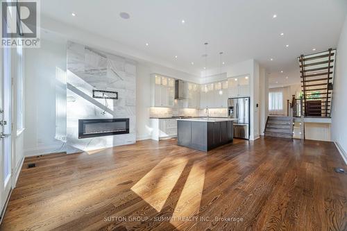 119B Hillside Avenue, Toronto, ON - Indoor With Fireplace