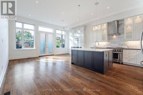 119B Hillside Avenue, Toronto, ON - Indoor Photo Showing Kitchen With Upgraded Kitchen