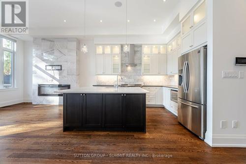 119B Hillside Avenue, Toronto, ON - Indoor Photo Showing Kitchen With Stainless Steel Kitchen With Upgraded Kitchen