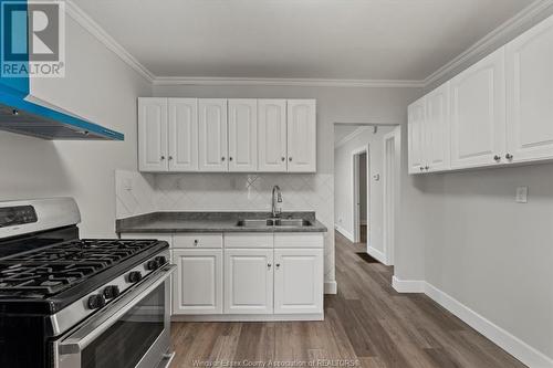 1628 Ford Unit# 1, Windsor, ON - Indoor Photo Showing Kitchen With Double Sink