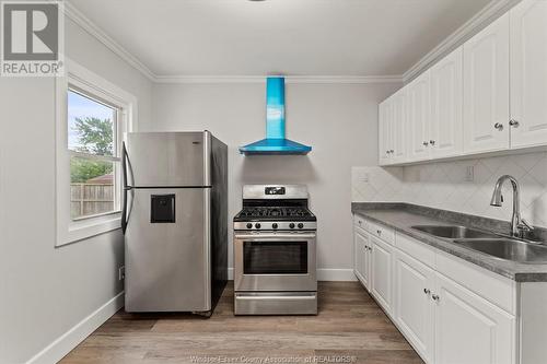 1628 Ford Unit# 1, Windsor, ON - Indoor Photo Showing Kitchen With Double Sink