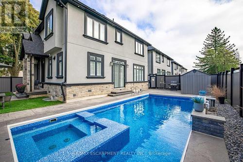 4 Lockman Drive, Hamilton, ON - Outdoor With In Ground Pool With Deck Patio Veranda