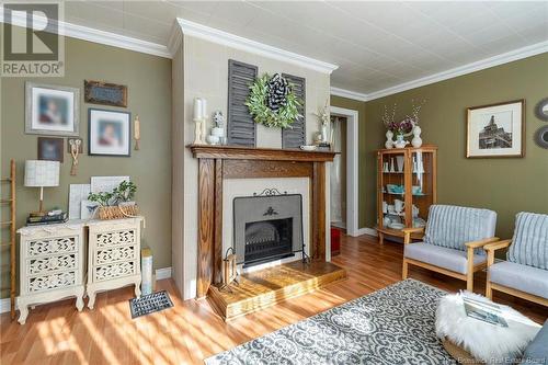 544 Mckiel Street, Saint John, NB - Indoor Photo Showing Living Room With Fireplace