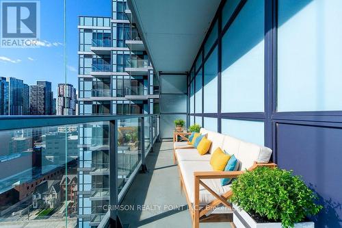 1614 - 210 Simcoe Street, Toronto, ON - Outdoor With Balcony