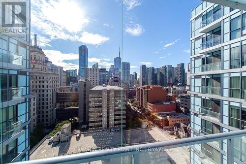 1614 - 210 Simcoe Street, Toronto, ON - Outdoor With Balcony