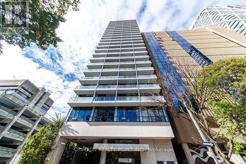 1614 - 210 Simcoe Street, Toronto, ON - Outdoor With Balcony With Facade