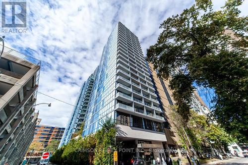 1614 - 210 Simcoe Street, Toronto, ON - Outdoor With Balcony With Facade