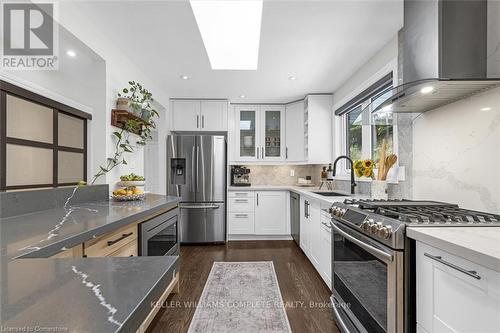 46 Terrace Drive, Hamilton, ON - Indoor Photo Showing Kitchen With Stainless Steel Kitchen With Upgraded Kitchen