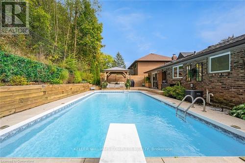 46 Terrace Drive, Hamilton, ON - Outdoor With In Ground Pool With Backyard