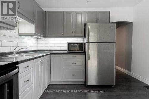 36 Sumach Street, Hamilton, ON - Indoor Photo Showing Kitchen With Double Sink