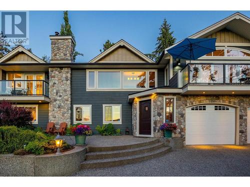 5139 Lakeshore Road, Kelowna, BC - Outdoor With Balcony With Facade