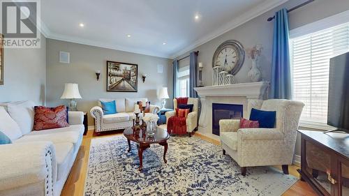 40 Meadow Ridge Court, Vaughan, ON - Indoor Photo Showing Living Room With Fireplace