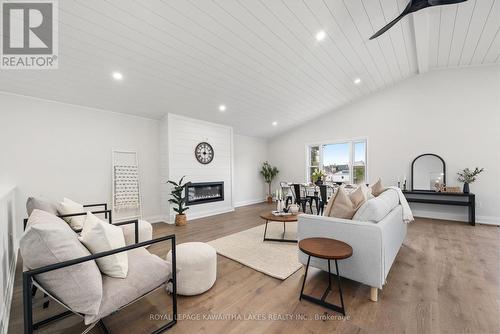 26 Murray Street, Kawartha Lakes (Fenelon Falls), ON - Indoor Photo Showing Living Room With Fireplace