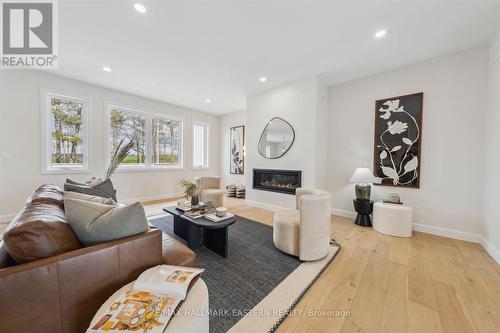 1311 Heritage Line S, Otonabee-South Monaghan, ON - Indoor Photo Showing Living Room With Fireplace