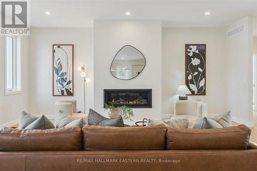 1311 Heritage Line S, Otonabee-South Monaghan, ON - Indoor Photo Showing Living Room With Fireplace