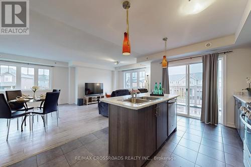 56 Artania Street, Oshawa, ON - Indoor Photo Showing Kitchen With Double Sink