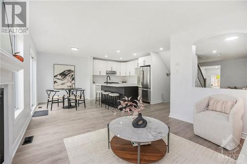 310 Ventanna Street, Ottawa, ON - Indoor Photo Showing Living Room With Fireplace