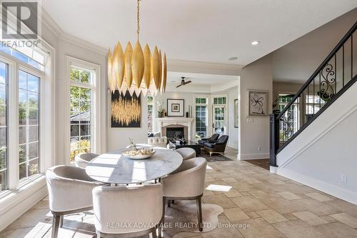 39 - 1515 Shore Road, London, ON - Indoor Photo Showing Dining Room With Fireplace