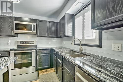 3372 Candlewood Crescent, Windsor, ON - Indoor Photo Showing Kitchen With Double Sink With Upgraded Kitchen