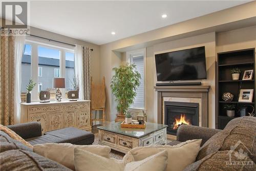 33 Borland Drive, Carleton Place, ON - Indoor Photo Showing Living Room With Fireplace