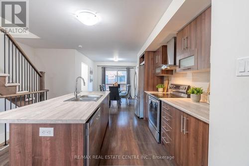 63 Donald Fleming Way, Whitby, ON - Indoor Photo Showing Kitchen With Double Sink