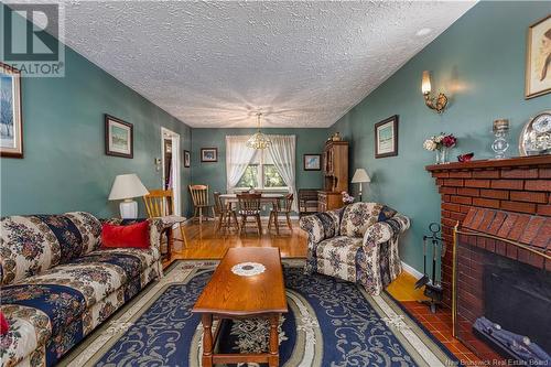 56 West Lane, Moncton, NB - Indoor Photo Showing Living Room With Fireplace