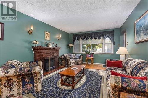 56 West Lane, Moncton, NB - Indoor Photo Showing Living Room With Fireplace