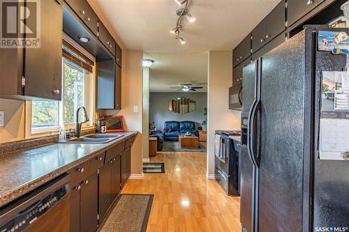 1164 Hochelaga Street W, Moose Jaw, SK - Indoor Photo Showing Kitchen With Double Sink