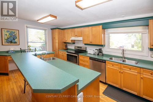 46 Piers Crescent, London, ON - Indoor Photo Showing Kitchen With Double Sink